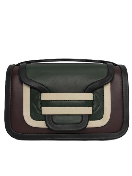 25FW 피에르하디 클러치/파우치 XR04BURGUNDYDARKGREENBLACK Red