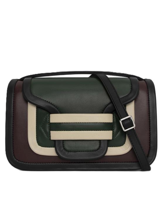 25FW 피에르하디 클러치/파우치 XR04BURGUNDYDARKGREENBLACK Red - PIERRE HARDY