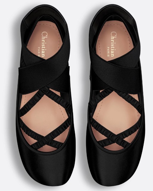 25FW 디올 슈즈 KCF013SAT 900 BLACK - DIOR