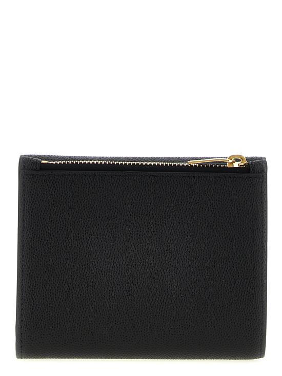 26FW 생로랑 그랑 드 뿌드르 엠보스드 레더 업타운 컴팩트 지갑 5822961GF0J1000 Black - SAINT LAURENT