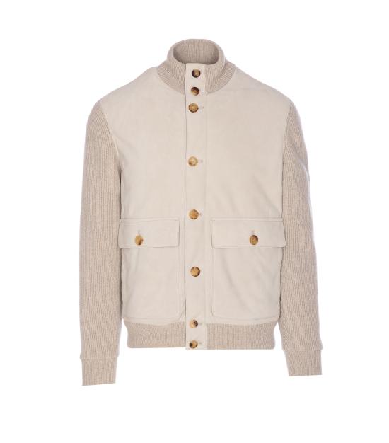 25FW 브루넬로 쿠치넬리 자켓 MPCLF1955 CVI78 White