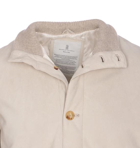 25FW 브루넬로 쿠치넬리 자켓 MPCLF1955 CVI78 White - BRUNELLO CUCINELLI