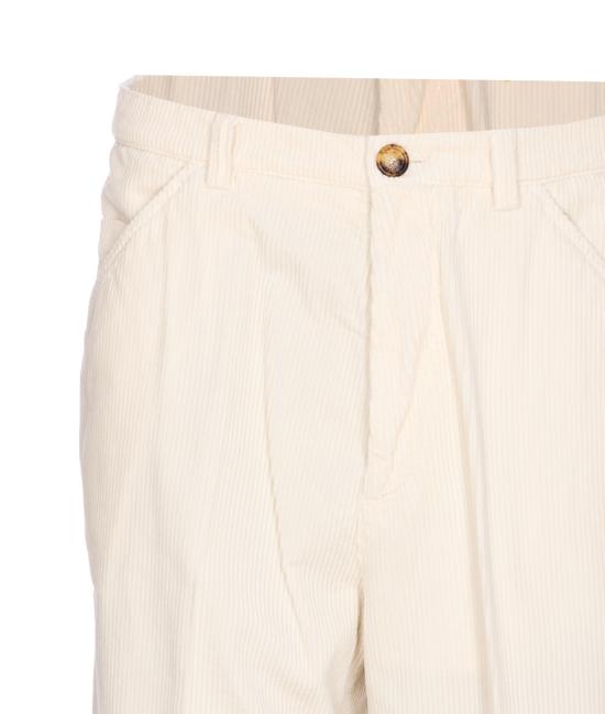 25FW 브루넬로 쿠치넬리 스트레이트 팬츠 M280UH0660 C6007 White - BRUNELLO CUCINELLI