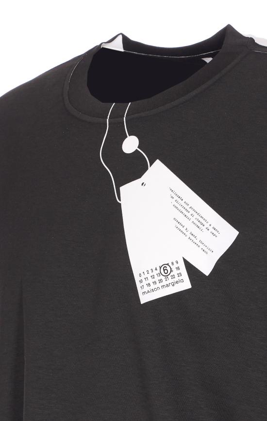 25FW MM6 메종마르지엘라 반팔 티셔츠 SH2GC0029 M20048100 Black - MM6 MAISON MARGIELA