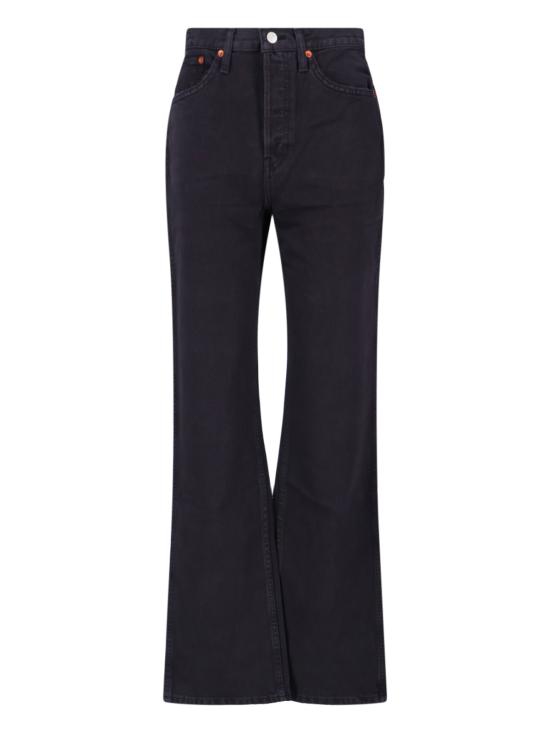 25FW 리던 데님 팬츠 184 3WHRL D WASHED BLACK Black