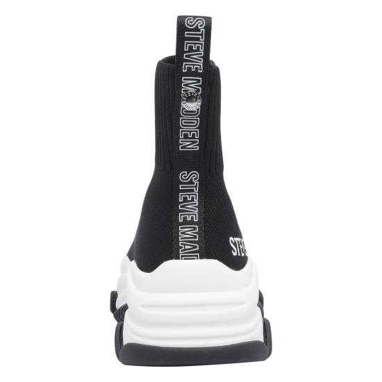 25FW 스티브매든 부츠 PRODIGY BLACK WHITE Black - STEVE MADDEN