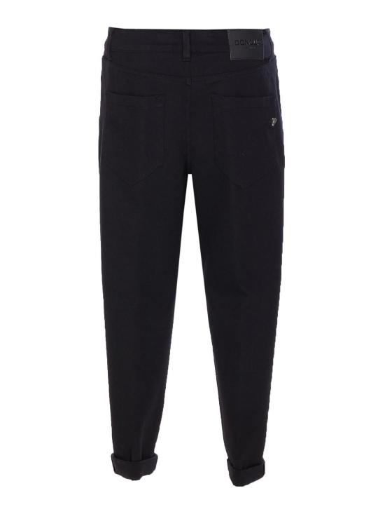  돈답 스트레이트 팬츠 DP268BJSE108DXXX999 Black - DONDUP