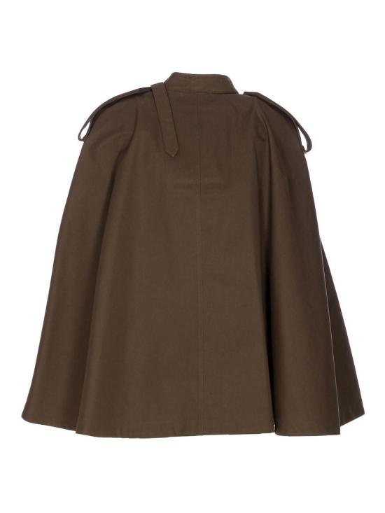  버버리 본딩 코튼 트렌치 케이프 8113209 Green - BURBERRY