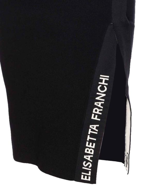  엘리자베타프랜치 미디 스커트 AM03S56E2EF3 Black - ELISABETTA FRANCHI