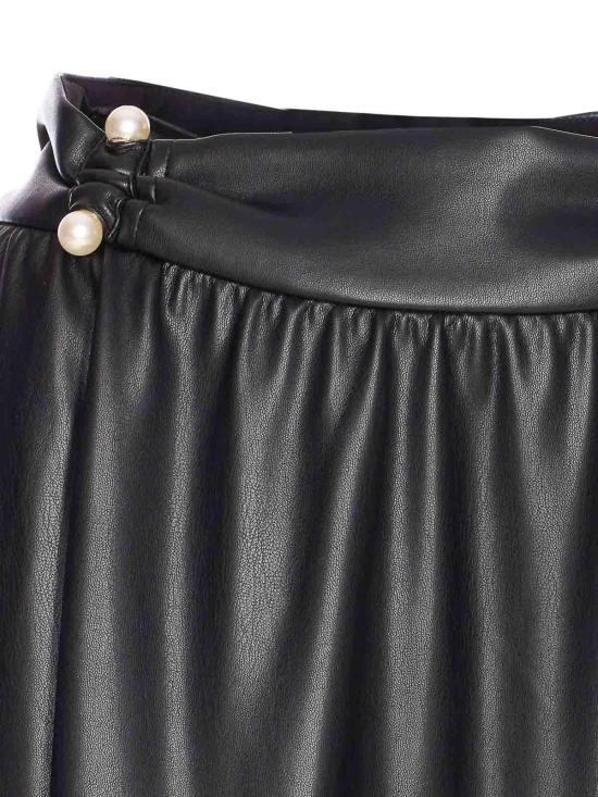  리우조 미디 스커트 CF5015E062422222 Black - LIU JO