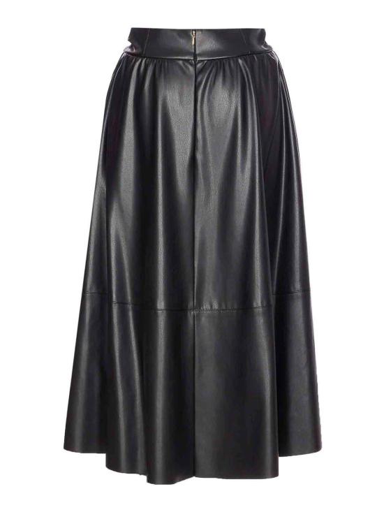  리우조 미디 스커트 CF5015E062422222 Black - LIU JO