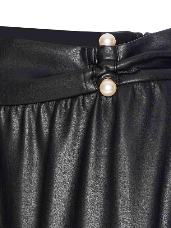  리우조 미디 스커트 CF5015E062422222 Black - LIU JO