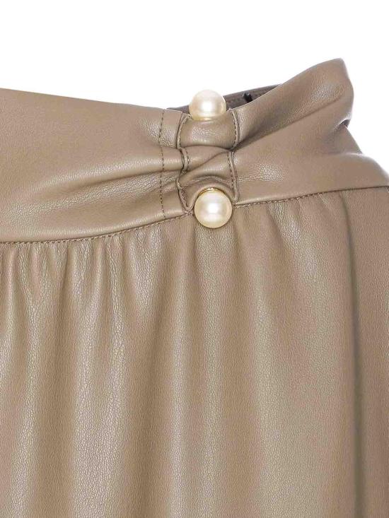 25FW 리우조 미디 스커트 CF5015E0624X0707 Green - LIU JO