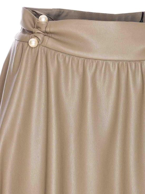 25FW 리우조 미디 스커트 CF5015E0624X0707 Green - LIU JO