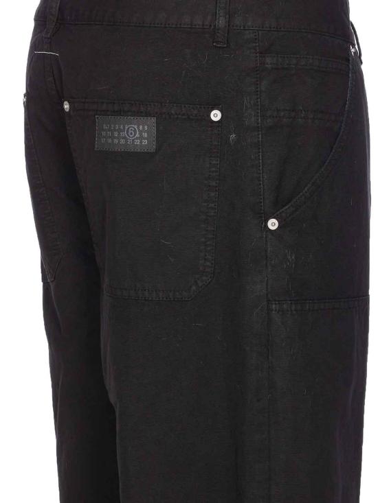  MM6 메종마르지엘라 스트레이트 팬츠 SH2LA0044S78548900 Black - MM6 MAISON MARGIELA