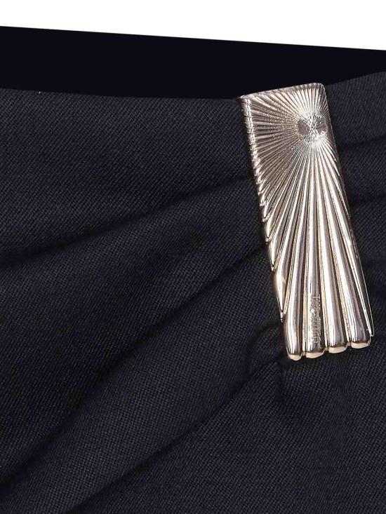  디 아티코 숏 스커트 251WCR00144WWW061AA100 Black - THE ATTICO