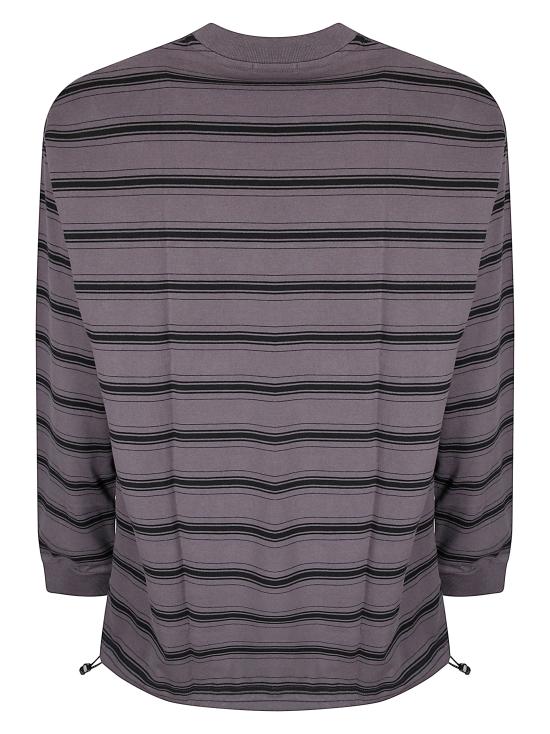 25FW 꼼데가르송 긴팔 티셔츠 HPT002W25 2 GREY BLACK - COMME DES GARCONS