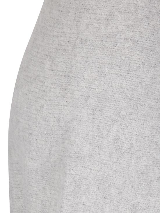 25FW 삼소앤삼소 미디 스커트 F24400180 CLR000657 LIGHT GREY MEL - SAMSOE SAMSOE