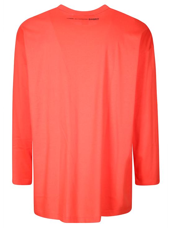 25FW 꼼데가르송 긴팔 티셔츠 FPT021W25 4 RED - COMME DES GARCONS
