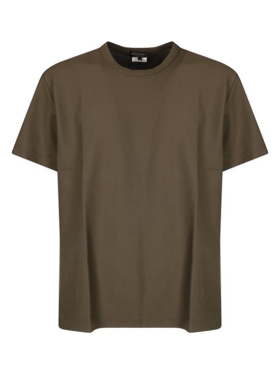 25FW 꼼데가르송 반팔 티셔츠 PPT029W25 2 KHAKI