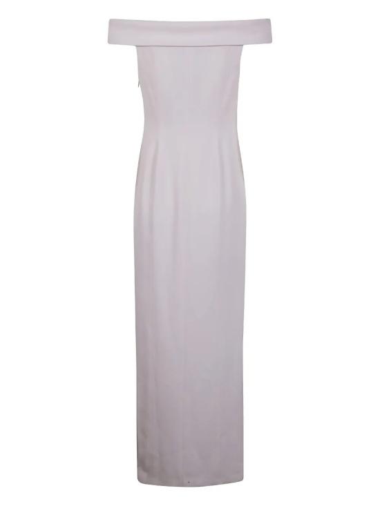 25FW 랄프 로렌 롱 원피스 253982109 003 MASCARPONE CREAM - RALPH LAUREN