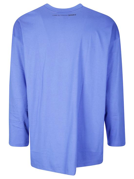 25FW 꼼데가르송 긴팔 티셔츠 FPT021W25 1 BLUE - COMME DES GARCONS