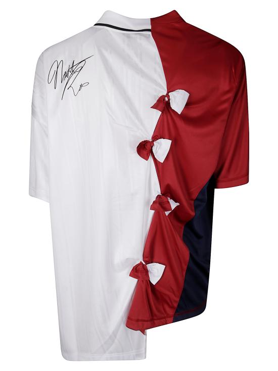 25FW 마틴로즈 반팔 티셔츠 189JT14053 WHT WHITE BURGUNDY - MARTINE ROSE