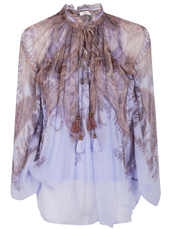 25FW 짐머만 셔츠 0991TF251 LILAC PAISLEY - ZIMMERMANN