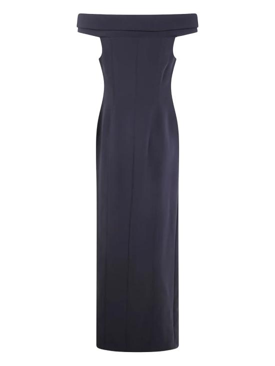 25FW 랄프 로렌 롱 원피스 253982109 001 BLACK - RALPH LAUREN