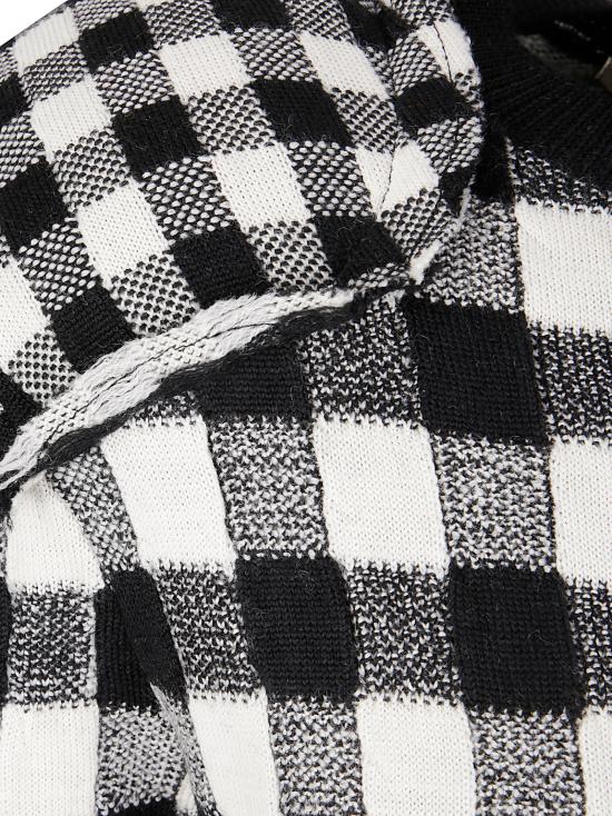 25FW 꼼데가르송 후드 티셔츠 GPN009W25 1 BLACK OFF WHITE - COMME DES GARCONS