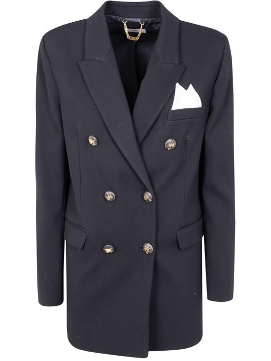 25FW 엘리자베타프랜치 자켓 GI16156E2 110 NERO - ELISABETTA FRANCHI