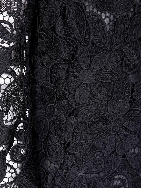 25FW 블루마린 미디 원피스 A544A348A N0990 BLACK - BLUMARINE