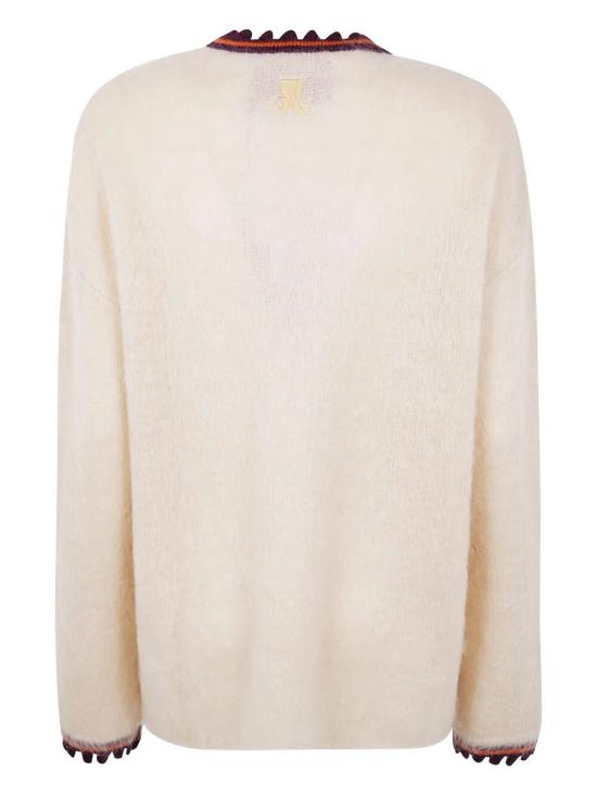 25FW 라 더블제이 스웨터 PUL0165 KNI170SOLID BR05 ECRU - LA DOUBLEJ