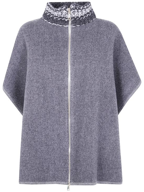 25FW 파비아나 필리피 케이프 CTD225F726 L702 VR2 GRIGIO