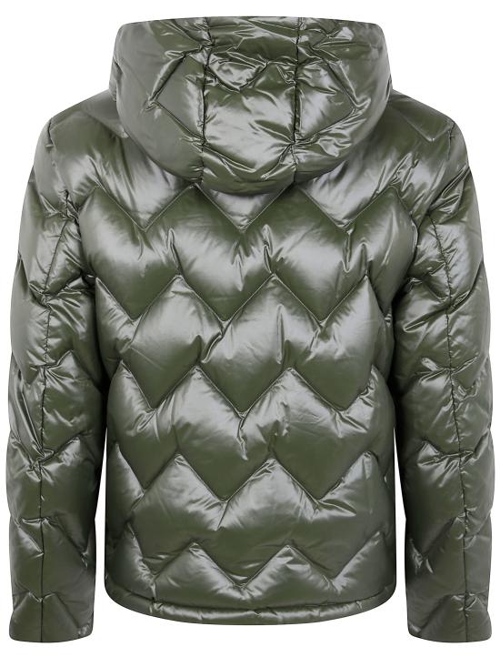 25FW 페트레이 호노바 LKS 04 쉐브론 퀼팅 다운 재킷  PEU5581 01181950 669 GREEN - PEUTEREY