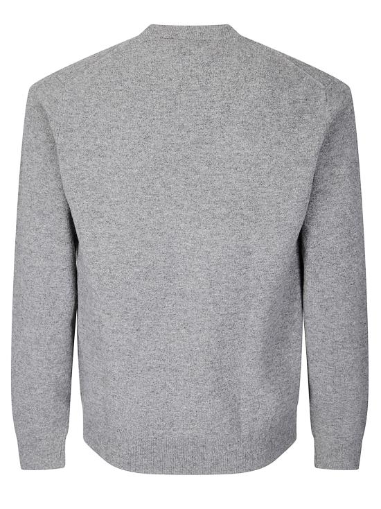 26FW 꼼데가르송 브이넥 스웨터 FZN107PER 3 TOP GREY - COMME DES GARCONS