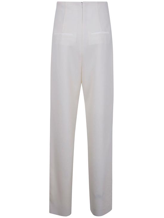 25FW 막스마라 스트레이트 팬츠 2521136034600 001 WHITE - MAX MARA