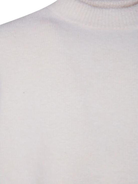 25FW 자크뮈스 스웨터 25HSWM00607AK00265 100 WHITE - JACQUEMUS