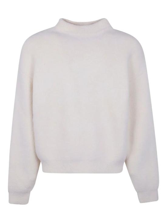 25FW 자크뮈스 스웨터 25HSWM00607AK00265 100 WHITE - JACQUEMUS