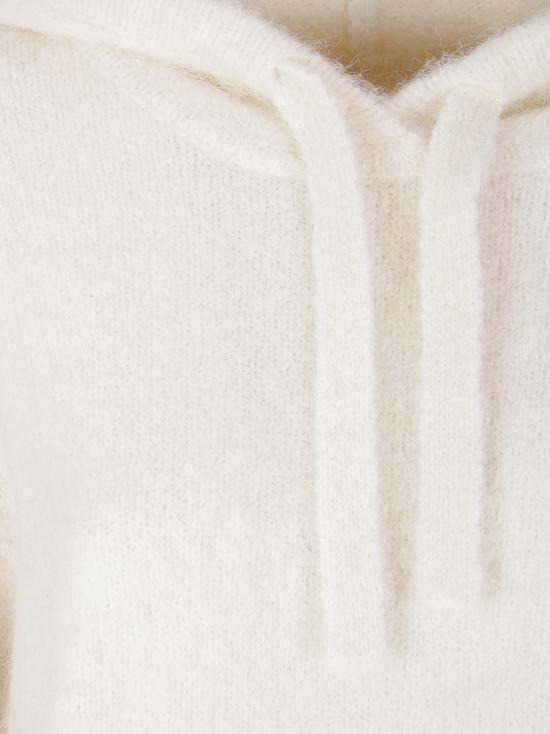 25FW 삼소앤삼소 후드 티셔츠 F25300025 CLR000289 CLEAR CREAM - SAMSOE SAMSOE