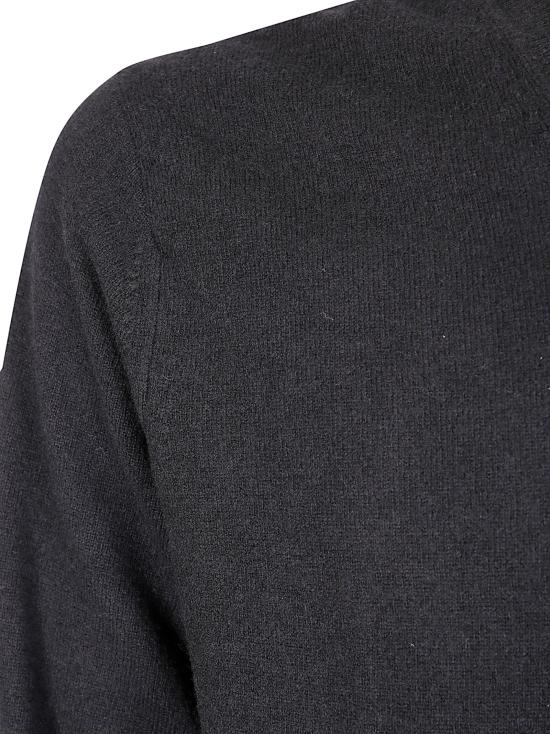 26FW 꼼데가르송 브이넥 스웨터 FZN107PER 1 BLACK - COMME DES GARCONS