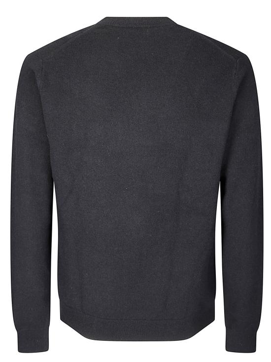 26FW 꼼데가르송 브이넥 스웨터 FZN107PER 1 BLACK - COMME DES GARCONS