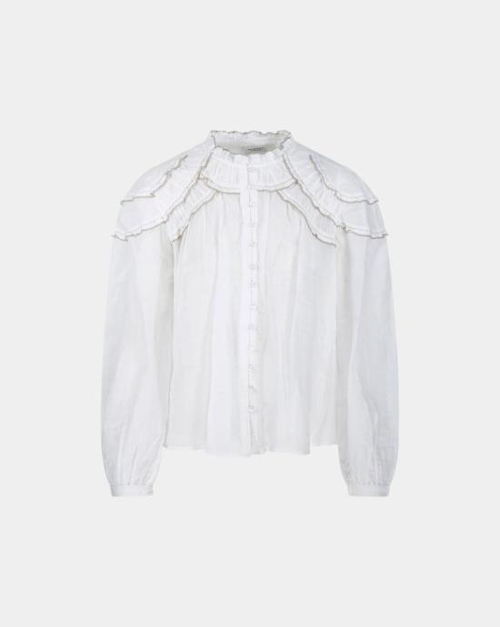 25FW 이자벨마랑 블라우스 HT0681FB B3J04E 20WH White