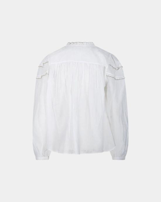 25FW 이자벨마랑 블라우스 HT0681FB B3J04E 20WH White - ISABEL MARANT