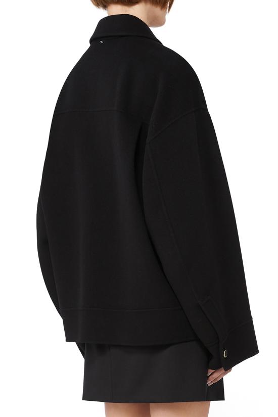 25FW 스포트막스 CANTORE 칸토레 벨티드 울 자켓 2522086031600 013 Black - SPORTMAX