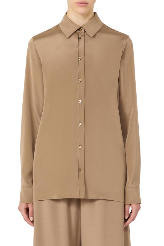 25FW 막스마라 셔츠 2521116018600 007 Brown - MAX MARA