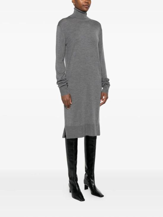 25FW 토템 미디 원피스 254 WRD0263 YA0087 020 MID GREY MELANGE - TOTEME