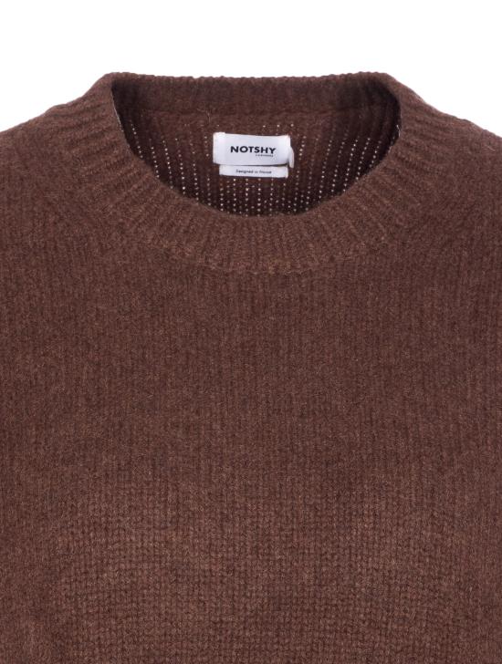 25FW 낫샤이 스웨터 4707530C CAFFE Brown - NOT SHY