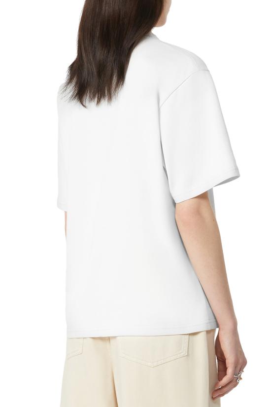 25FW 스포트막스 긴팔 티셔츠 2522946025600 001 White - SPORTMAX