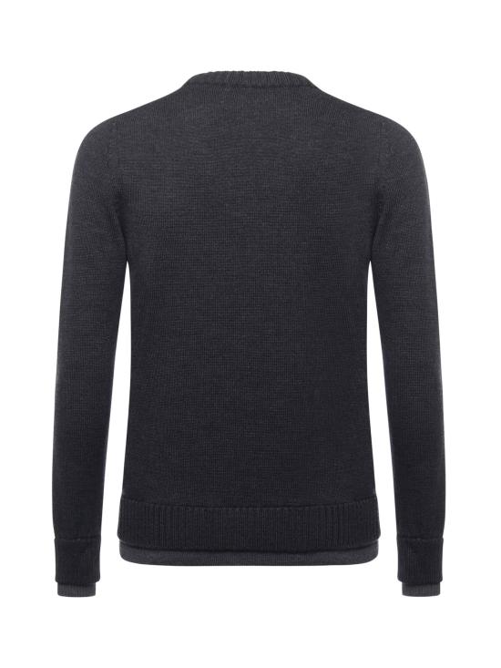 25FW 알파스튜디오 스웨터 AU3042C 1004 Grey - ALPHA STUDIO